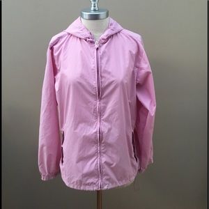 L.L. Bean Purple Lightweight Rain Jacket